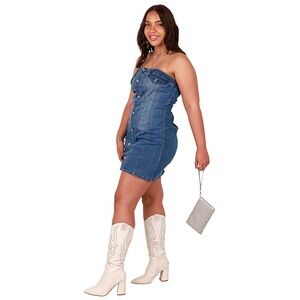 Women's Blue Denim Dress